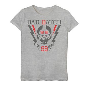 Girls 7-16 Star Wars: The Bad Batch Clone Force 99 Logo C1 Graphic Tee
