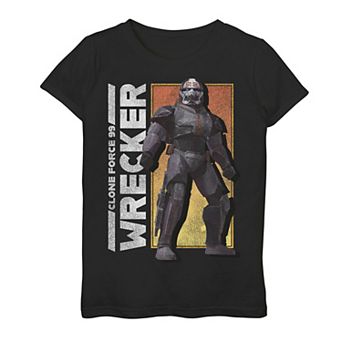 Girls 7-16 Star Wars: The Bad Batch Wrecker Portrait Graphic Tee