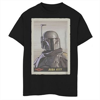 Boys 6-20 Star Wars Boba Fett Playing Card Graphic Tee