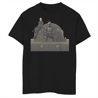 Boys 6-20 Star Wars: The Mandalorian The Throne Of Boba Fett Graphic Tee