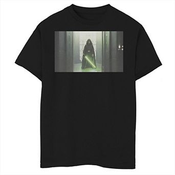 Boys 6-20 Star Wars: The Mandalorian Luke Skywalker Enters Poster Graphic Tee