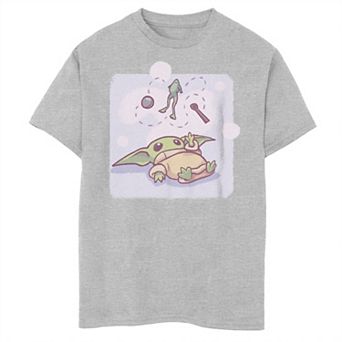 Boys 8-20 Star Wars: The Mandalorian The Child Playing With Food Cartoon Graphic Tee
