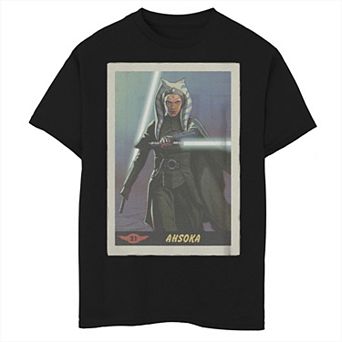 Boys 6-20 Star Wars: The Mandalorian Ahsoka Tano Playing Card Graphic Tee