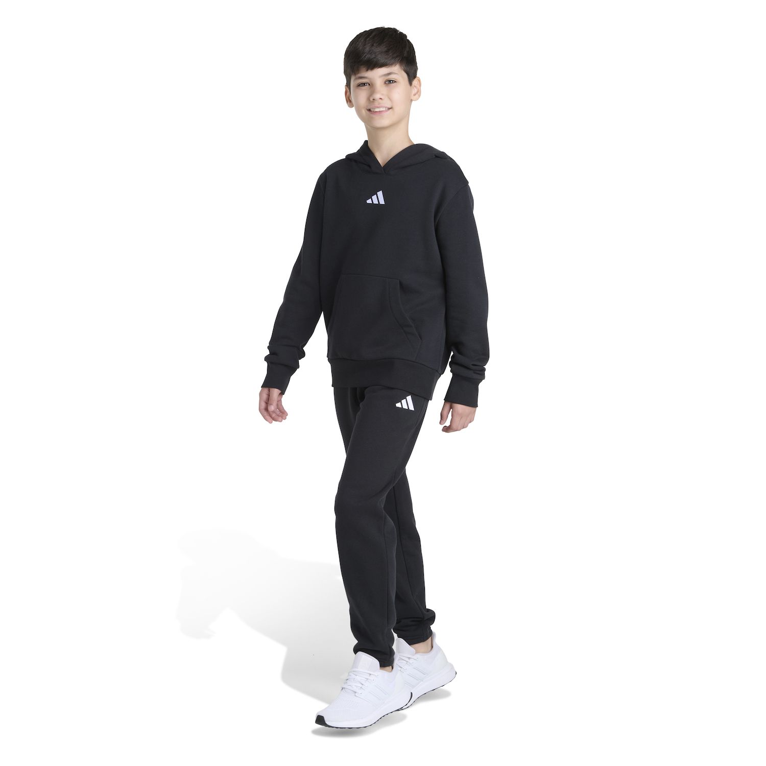 Boys 8-20 adidas 2-Pc. Long Sleeve Pullover Hoodie & Joggers