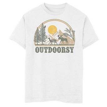 Boys 8-20 Trendy Outdoorsy Landscape Graphic Tee