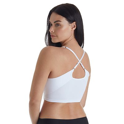 ★2024SS新作★NICK&NICOLE★SEMI SATIN SLEEVELESS Naomi & Nicole Women's No Side Show Cropped Cami Bra, 7509
