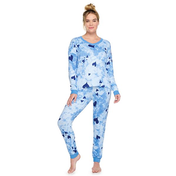 Women's Sonoma Goods For Life® Ribbed V-Neck Pajama Top & Pajama Pants ...