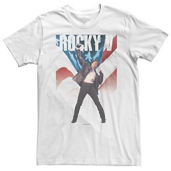 Big & Tall Rocky V American Flag Fade Tee