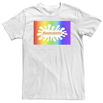 Big & Tall Nickelodeon Pride Rainbow Gradient Logo Tee