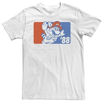 Big & Tall Nintendo Super Mario '88 Flying Outline Poster Tee