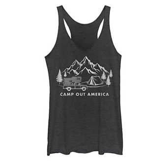 Juniors' "Camp Out America" Tank Top
