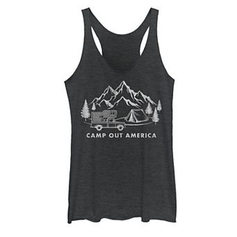 Juniors' "Camp Out America" Tank Top