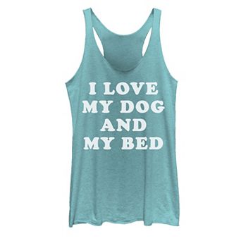 Juniors' Fifth Sun "I Love My Dog And My Bed" Tank Top
