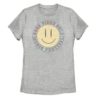 Juniors' Good Vibes Only Music Festival Tee