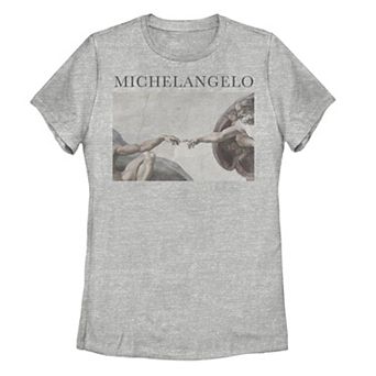 Juniors' Michelangelo Sistine Chapel Ceiling Painting Tee