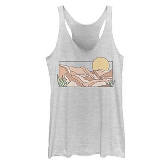 Juniors' Modern Line Scape Tank Top