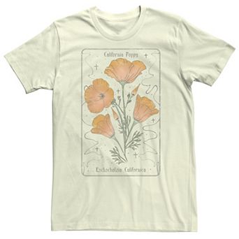 Juniors' California Poppy Tarot Boyfriend Tee