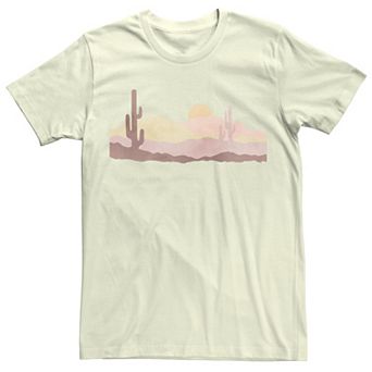 Juniors' Minimal Desert Portrait Boyfriend Tee