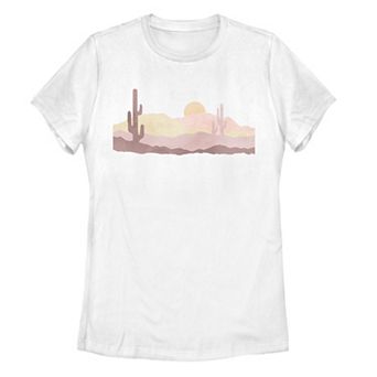 Juniors' Minimal Desert Portrait Tee