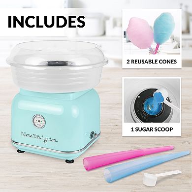 Nostalgia Electrics Classic Retro Hard & Sugar-Free Candy Cotton Candy Maker