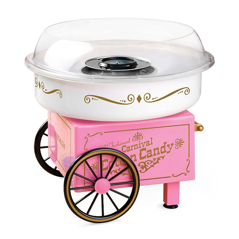 Nostalgia PCM306PK Vintage Hard & Sugar-Free Candy Cotton Candy Maker