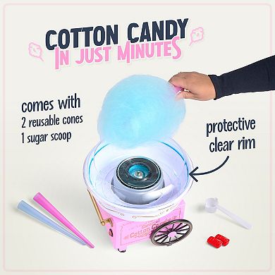 Nostalgia Electrics Vintage Hard & Sugar-Free Candy Cotton Candy Maker