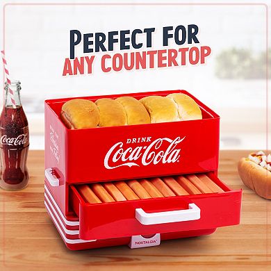 Nostalgia Electrics Large Coca-Cola Hot Dog Steamer