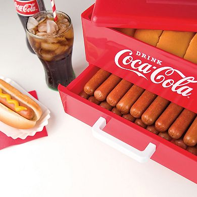 Nostalgia Electrics Large Coca-Cola Hot Dog Steamer