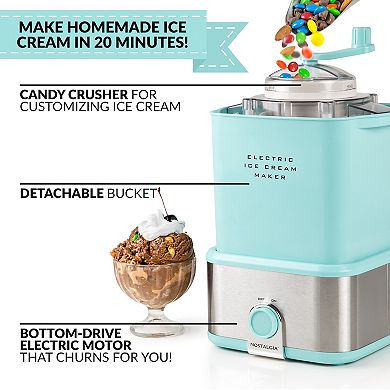Nostalgia Electrics 2-qt. Electric Ice Cream Maker with Candy Crusher