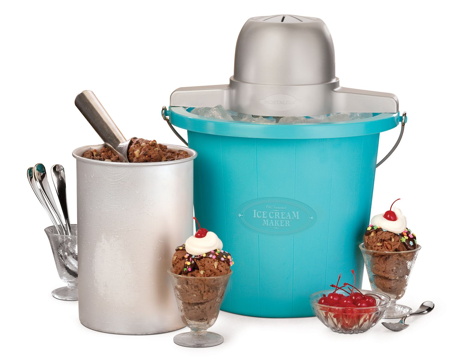 4-Quart Electric Ice Cream Maker - Thumbnail 4