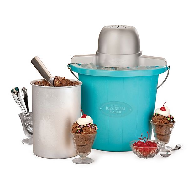 Nostalgia Electrics 4qt. Electric Ice Cream Maker with EasyCarry Handle