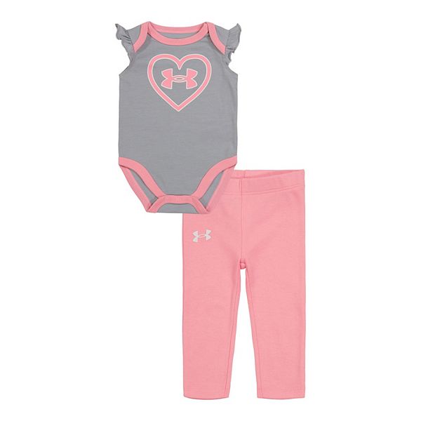 Baby Girl Under Armour Tee & Leggings Set