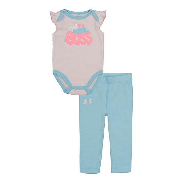 Baby Girl Under Armour Tee & Leggings Set