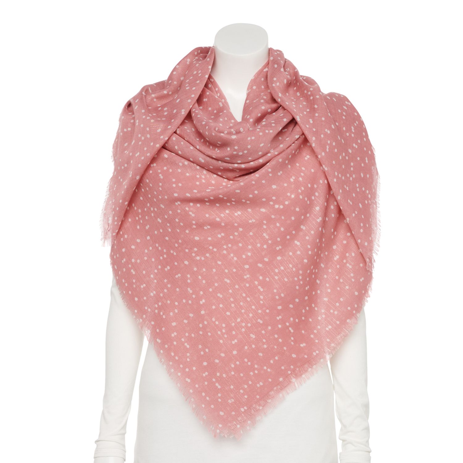 Image for LC Lauren Conrad Women's Dotty Print Scarf at Kohl's.