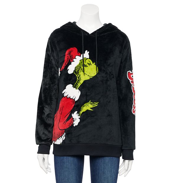 Black grinch hoodie hot sale