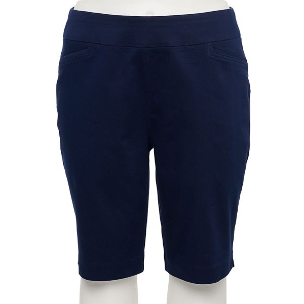 Plus Size Croft & Barrow® Effortless Stretch Bermuda Shorts