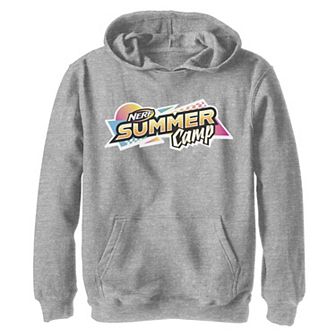 Boys 8-20 Nerf Summer Camp Retro Style Logo Hoodie