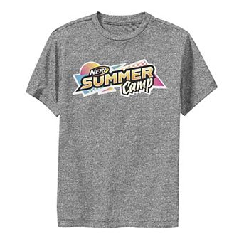 Boys 8-20 Nerf Summer Camp Retro Style Logo Graphic Tee