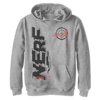 Boys 8-20 Nerf It's Nerf Or Nothing Right Side Text Hoodie
