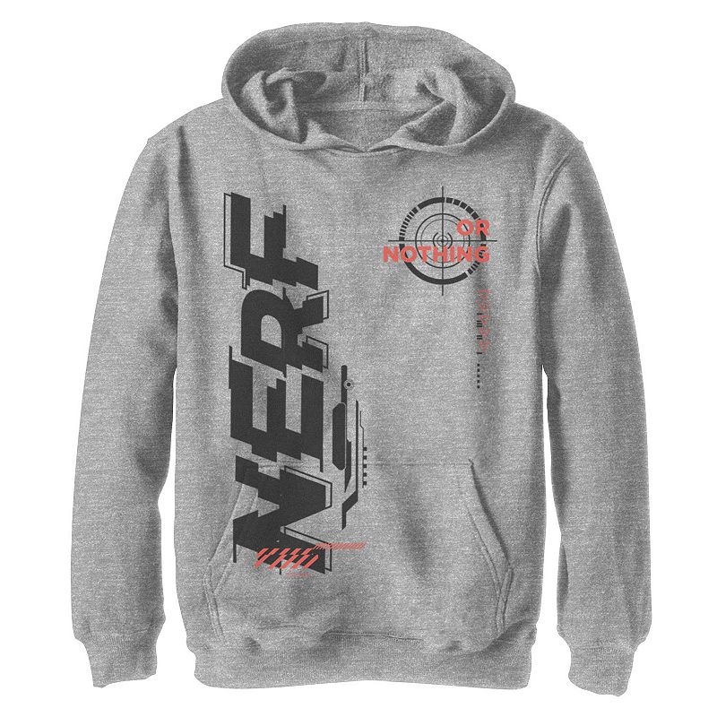 Boys 8-20 Nerf Its Nerf Or Nothing Right Side Text Hoodie, Boys, Size: La