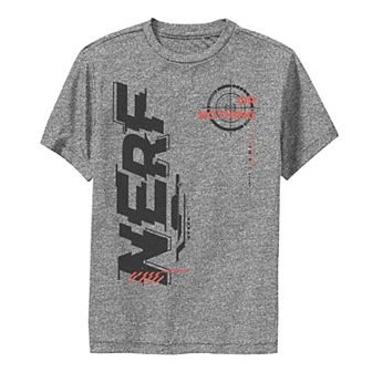 Boys 8-20 Nerf It's Nerf Or Nothing Right Side Text Graphic Tee