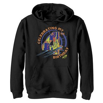 Boys 8-20 Nerf Celebrating My 4th Birthday Hoodie