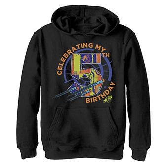 Boys 8-20 Nerf Celebrating My 5th Birthday Hoodie