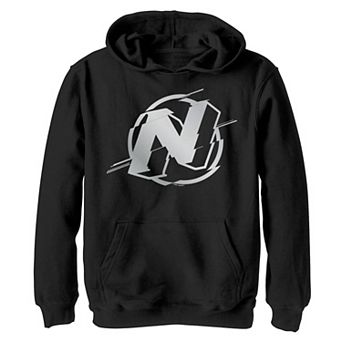 Boys 8-20 Nerf Chrome Logo Glitch Hoodie
