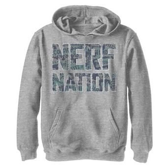 Boys 8-20 Nerf Nation Text Fill Hoodie