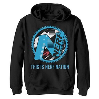 Boys 8-20 Nerf This Is Nerf Nation Gear Hoodie