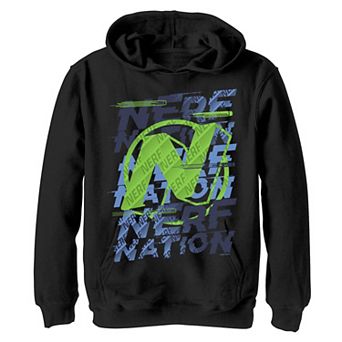 Boys 8-20 Nerf Nation N Logo Stack Hoodie