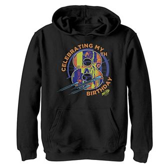 Boys 8-20 Nerf Celebrating My 8th Birthday Hoodie