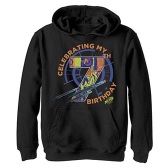 Boys 8-20 Nerf Celebrating My 7th Birthday Hoodie
