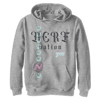 Boys 8-20 Nerf Nation Old English Style Text Hoodie